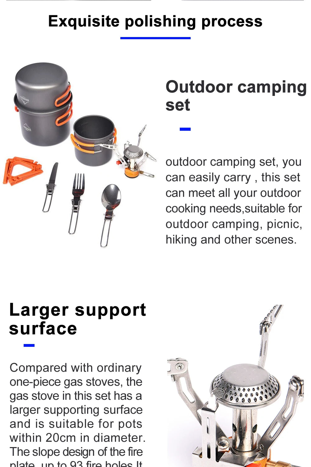 ⭐NomadCook X1-Compact Camping Cookware Set for RV & Van Life⭐