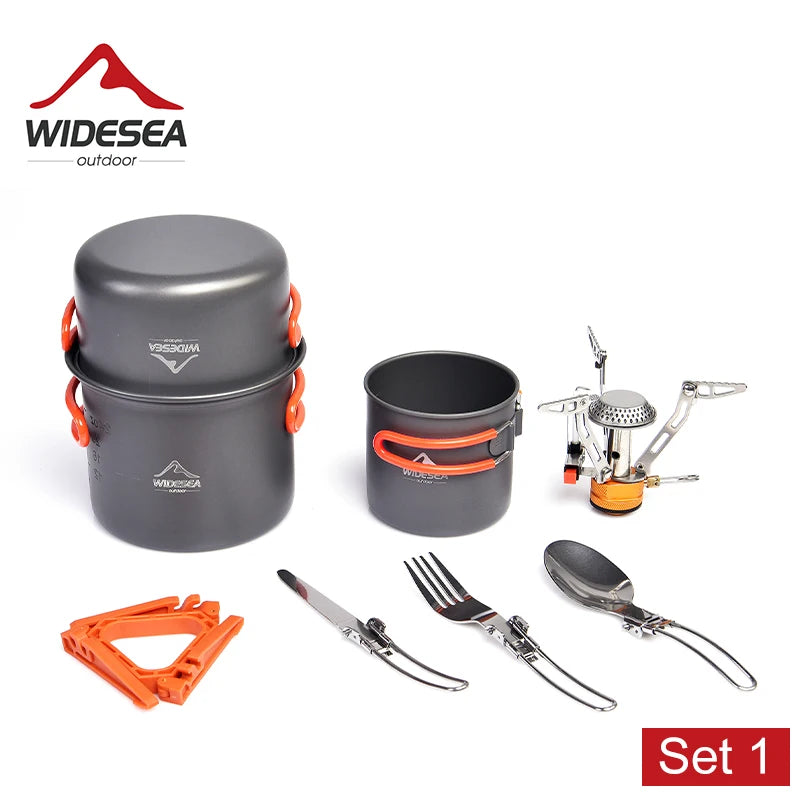 ⭐NomadCook X1-Compact Camping Cookware Set for RV & Van Life⭐