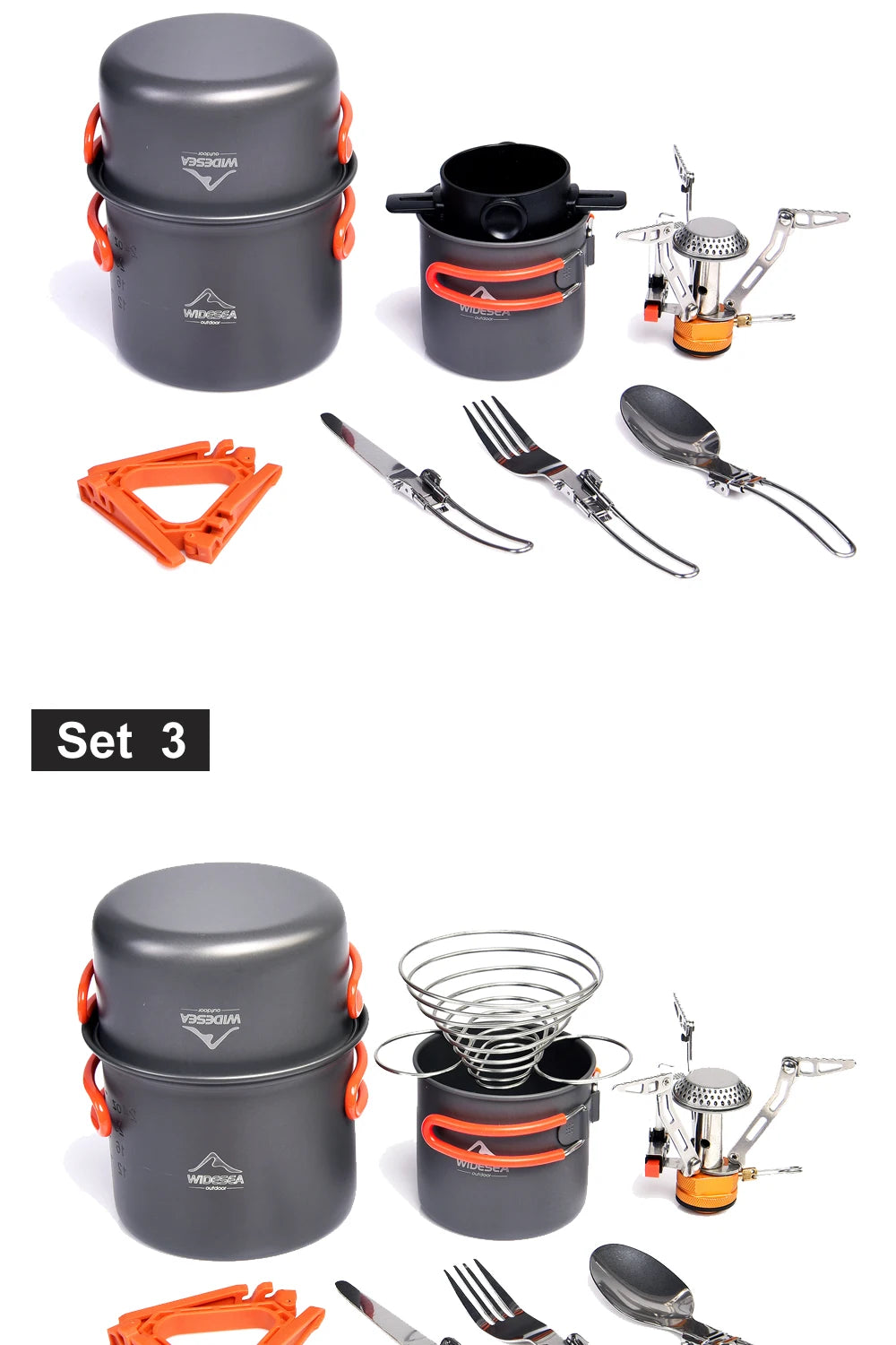 ⭐NomadCook X1-Compact Camping Cookware Set for RV & Van Life⭐