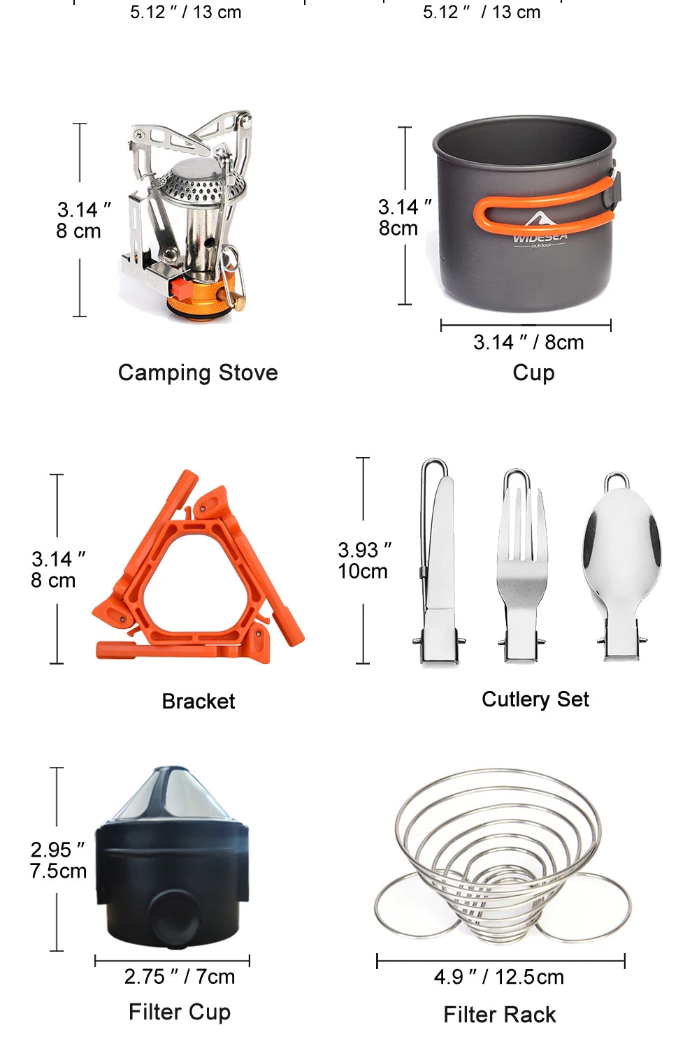 ⭐NomadCook X1-Compact Camping Cookware Set for RV & Van Life⭐