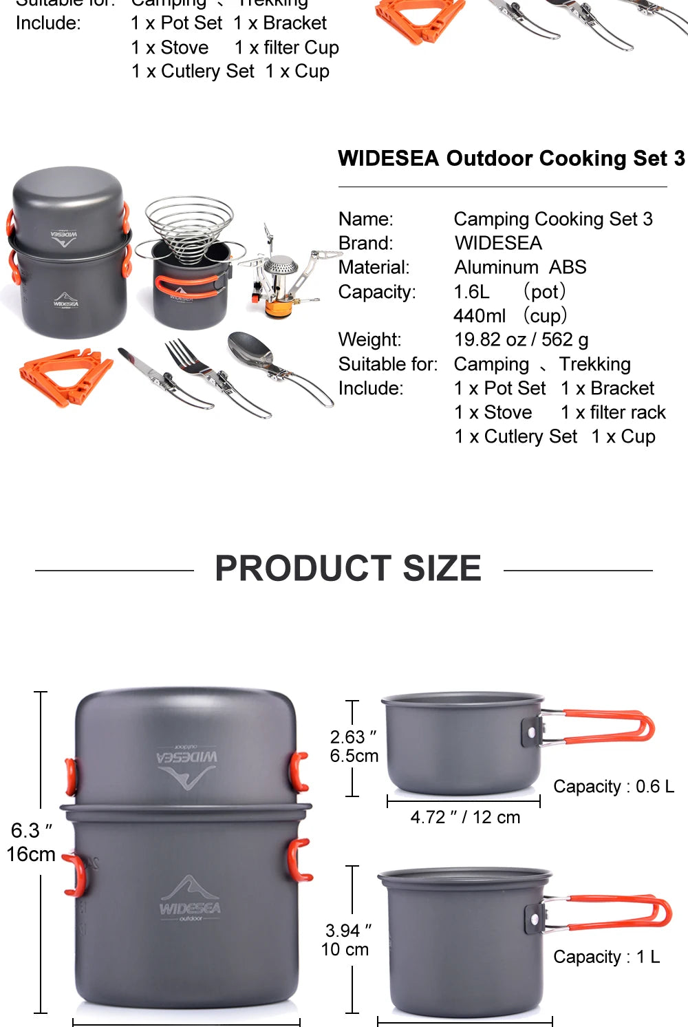 ⭐NomadCook X1-Compact Camping Cookware Set for RV & Van Life⭐