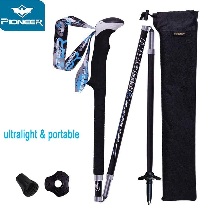 ⭐ NomadTrek 20 – Carbon Fiber Trekking Poles (2-Pack) ⭐