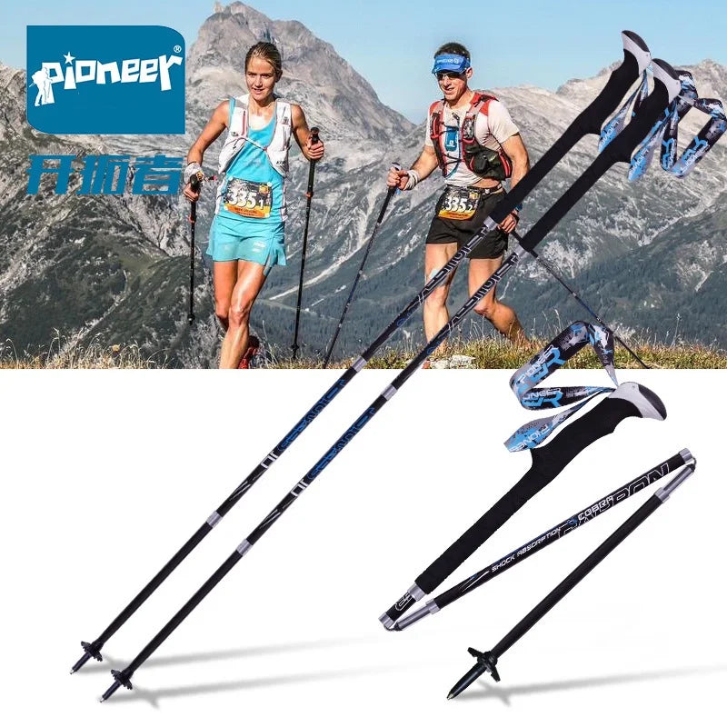 ⭐ NomadTrek 20 – Carbon Fiber Trekking Poles (2-Pack) ⭐