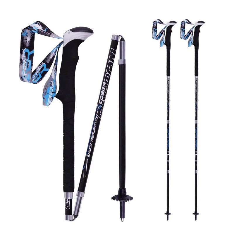 ⭐ NomadTrek 20 – Carbon Fiber Trekking Poles (2-Pack) ⭐