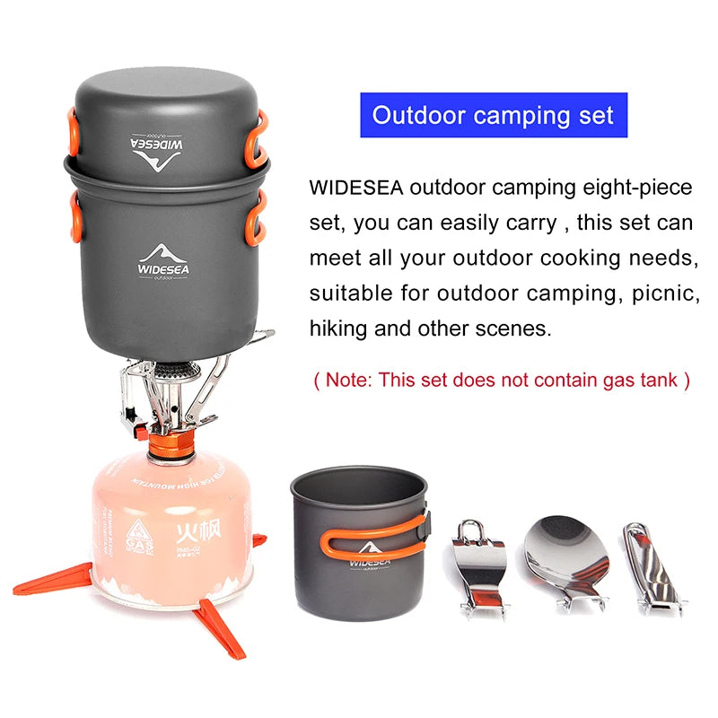 ⭐NomadCook X1-Compact Camping Cookware Set for RV & Van Life⭐