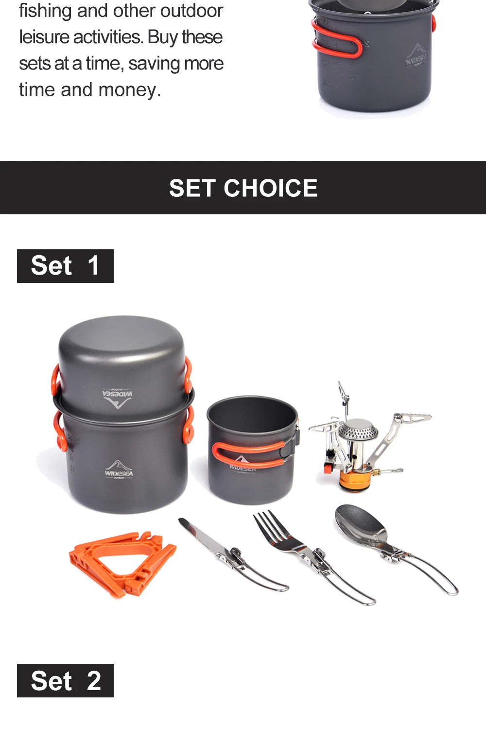 ⭐NomadCook X1-Compact Camping Cookware Set for RV & Van Life⭐