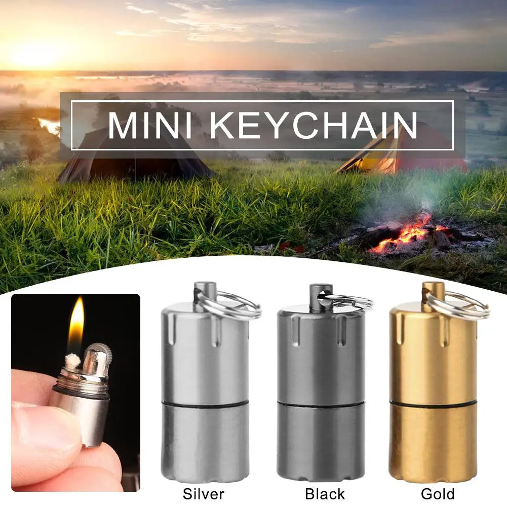 ✅ NomadSpark™ – Mini Keychain Fire Starter