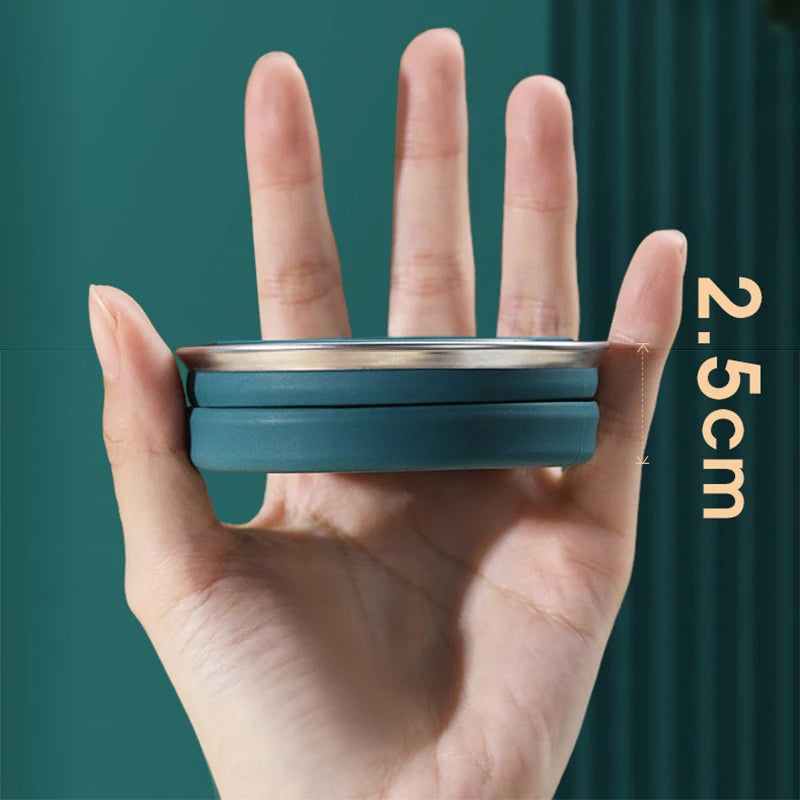 NomadHydro 20 - Collapsible Silicone Travel Cup (Leakproof & Portable)