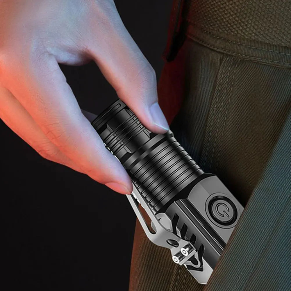 ✅ NomadBeam™ – Mini 3LED Pocket Torch with Clip