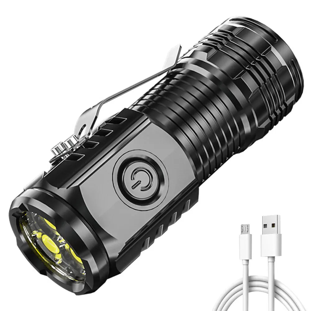 ✅ NomadBeam™ – Mini 3LED Pocket Torch with Clip