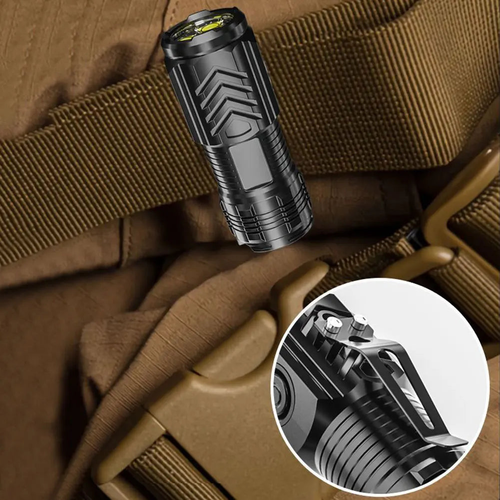 ✅ NomadBeam™ – Mini 3LED Pocket Torch with Clip