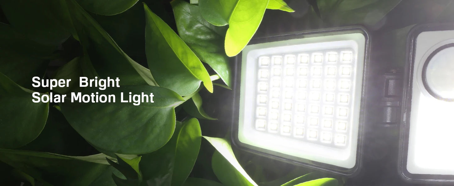 ⭐ NomadGlow 3000 – Solar Motion Sensor Security Light (188 LED) ⭐