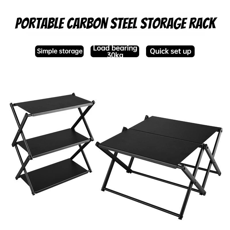 ✅ NomadRack 3-Tier Folding Shelf