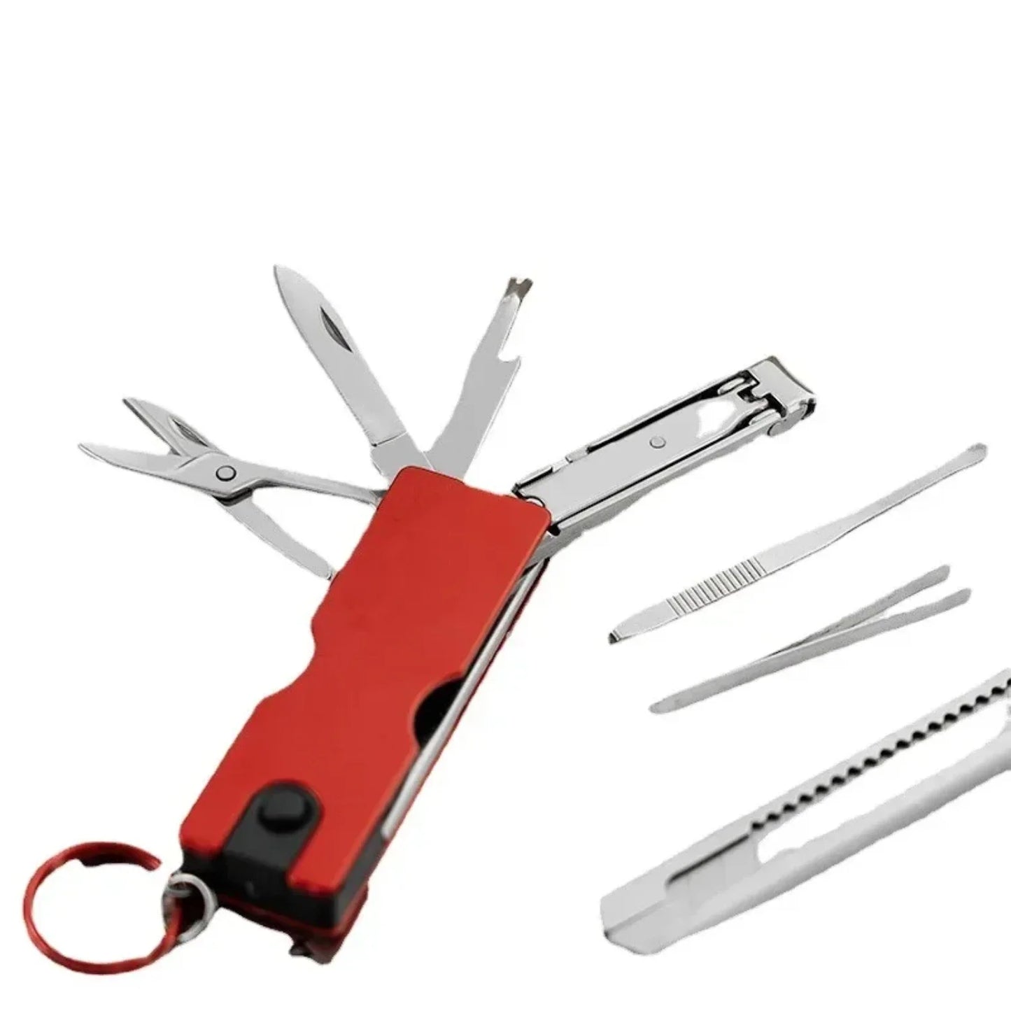 ✅ NomadClip™ – 8-in-1 Keychain Multi-Tool with Nail Clipper