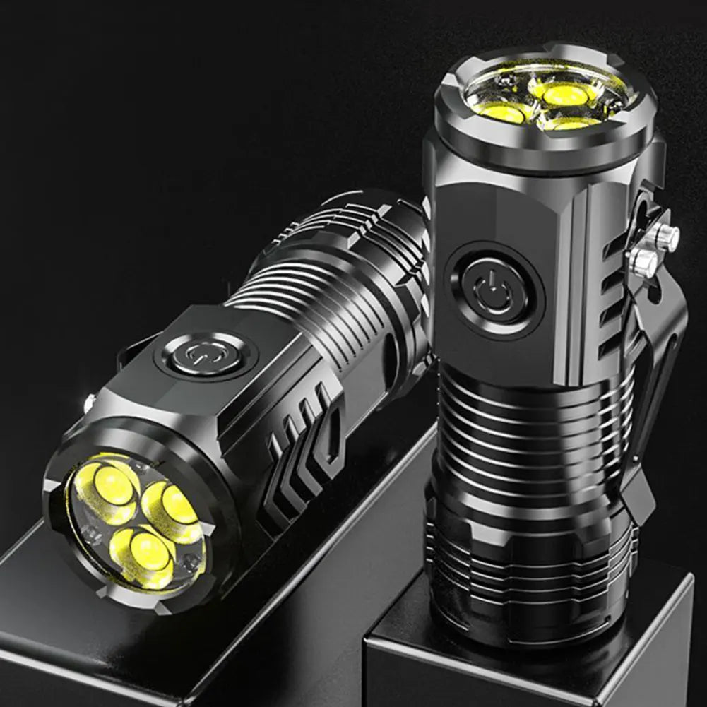 ✅ NomadBeam™ – Mini 3LED Pocket Torch with Clip