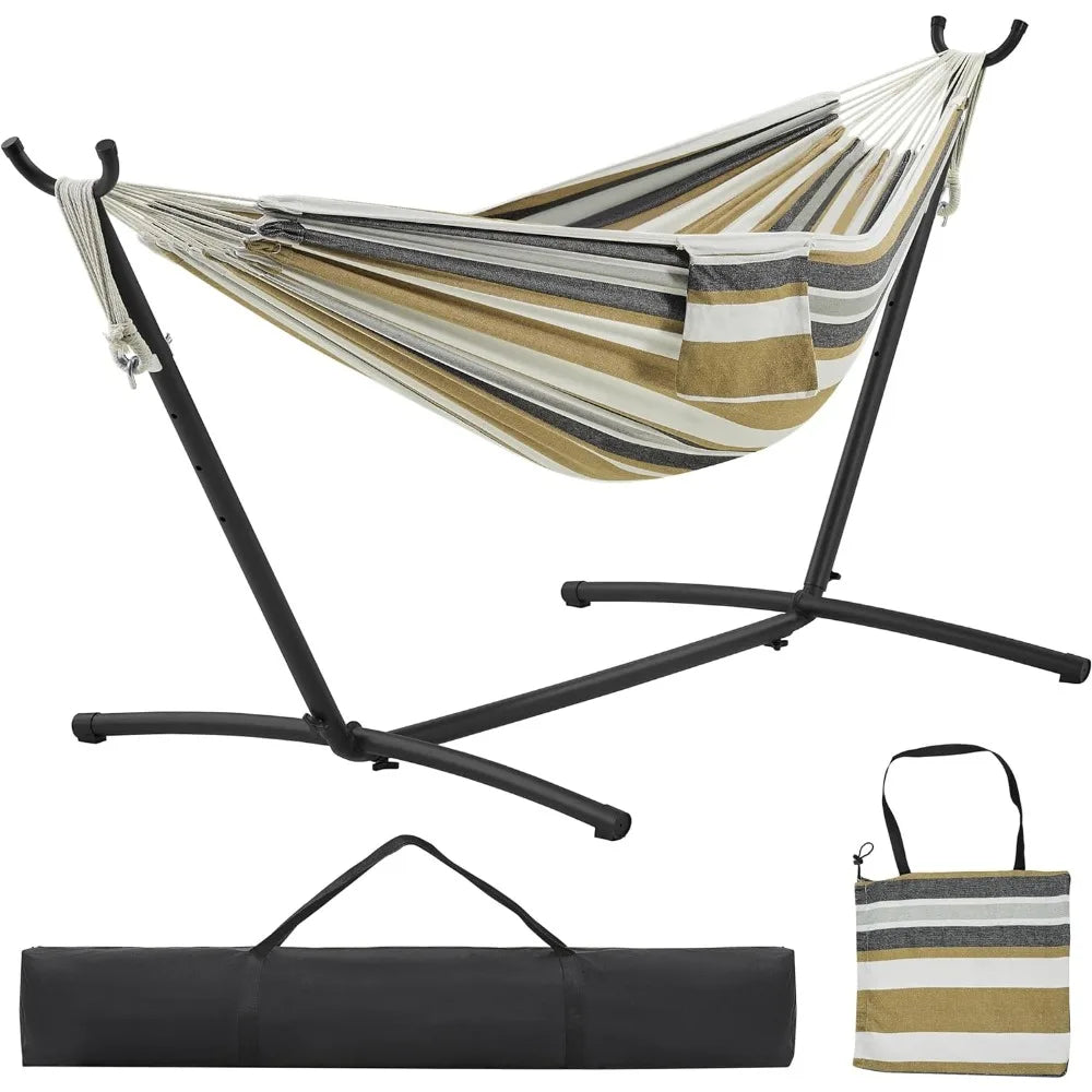 ⭐ NomadHammock 2P – Portable Double Hammock with Stand & Carry Bag ⭐