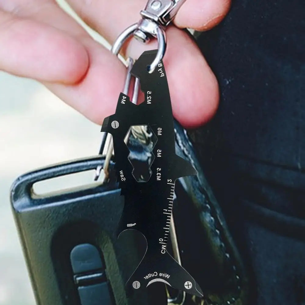 ✅ NomadTool™ – 15-in-1 Multi-Function Keychain Wallet Tool