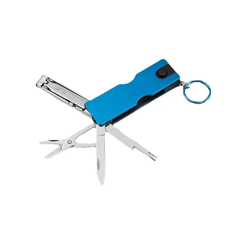 ✅ NomadClip™ – 8-in-1 Keychain Multi-Tool with Nail Clipper