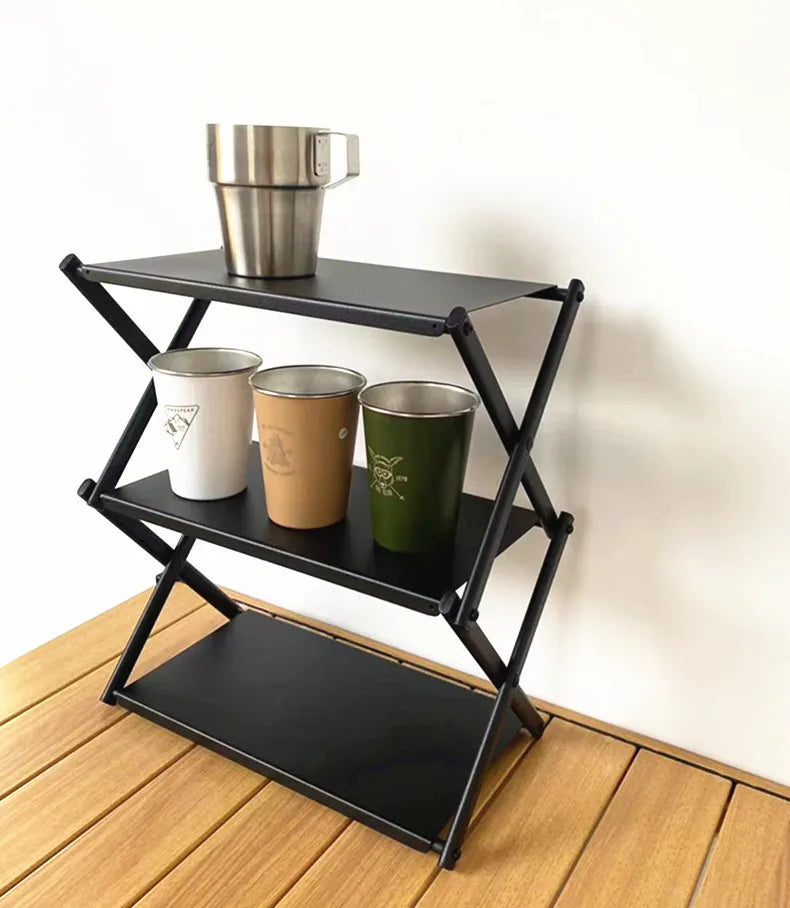 ✅ NomadRack 3-Tier Folding Shelf