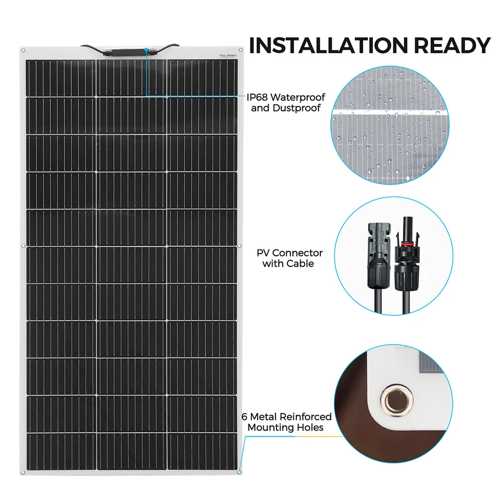 ✅ NomadSolar 120W Flexible Panel