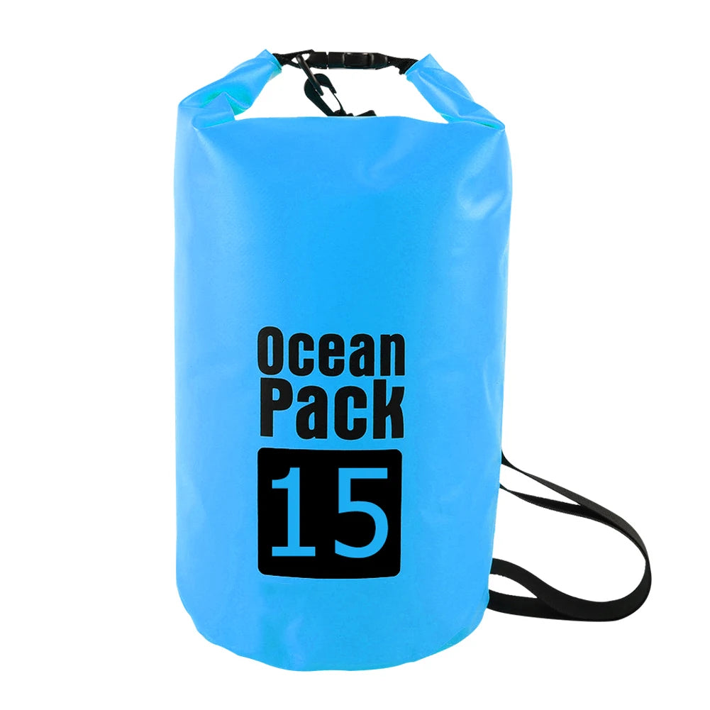 ✅ NomadFloat™ – 20L Inflatable Swimming Buoy & Dry Bag