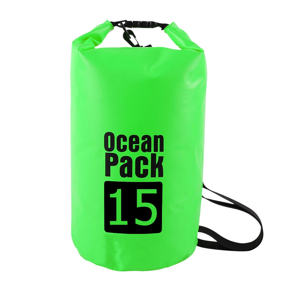 ✅ NomadFloat™ – 20L Inflatable Swimming Buoy & Dry Bag