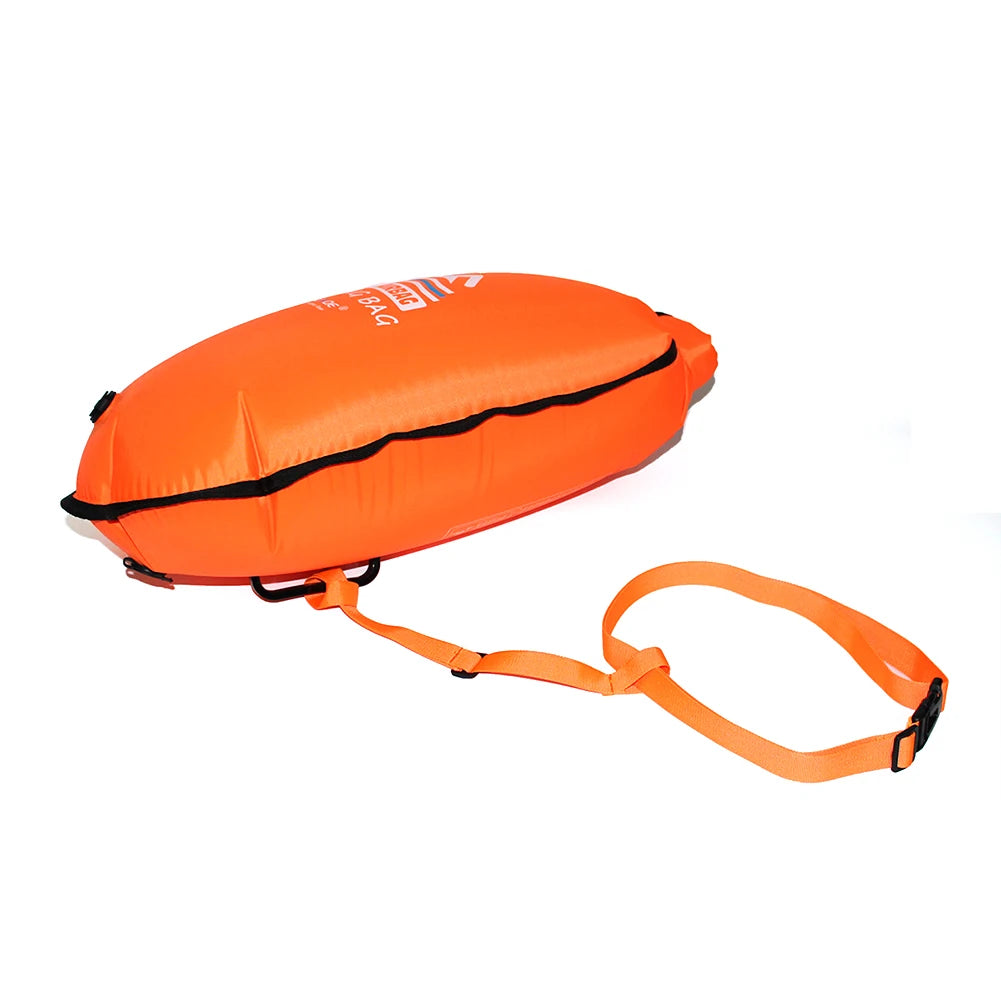 ✅ NomadFloat™ – 20L Inflatable Swimming Buoy & Dry Bag