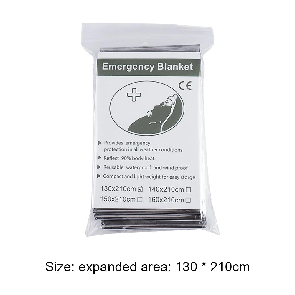 ✅ NomadTherm™ – Emergency Thermal Blanket (Waterproof & Heat Retention)