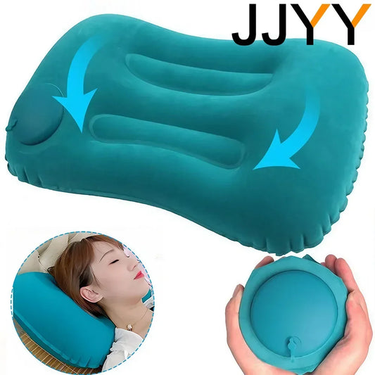 ✅ NomadAir™ – Compact Inflatable Neck Pillow