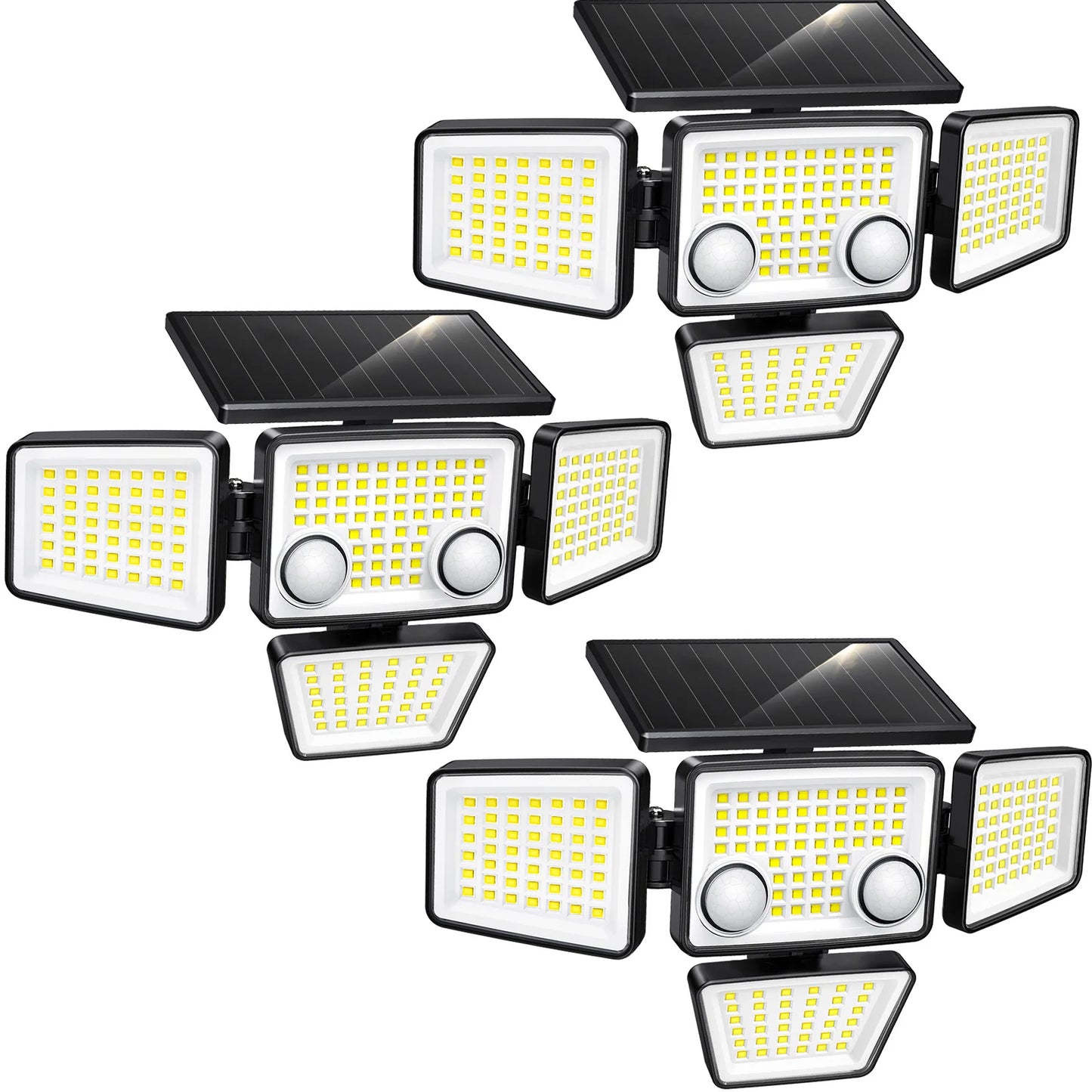 ⭐ NomadGlow 3000 – Solar Motion Sensor Security Light (188 LED) ⭐