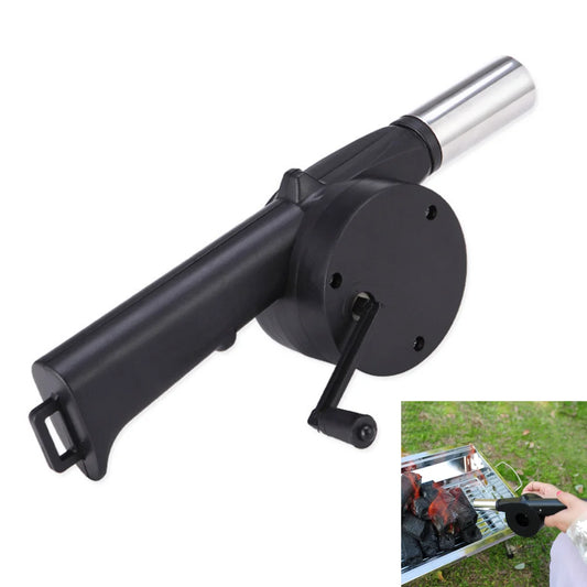 ✅ NomadBlower™ – Hand Crank BBQ Fire Starter