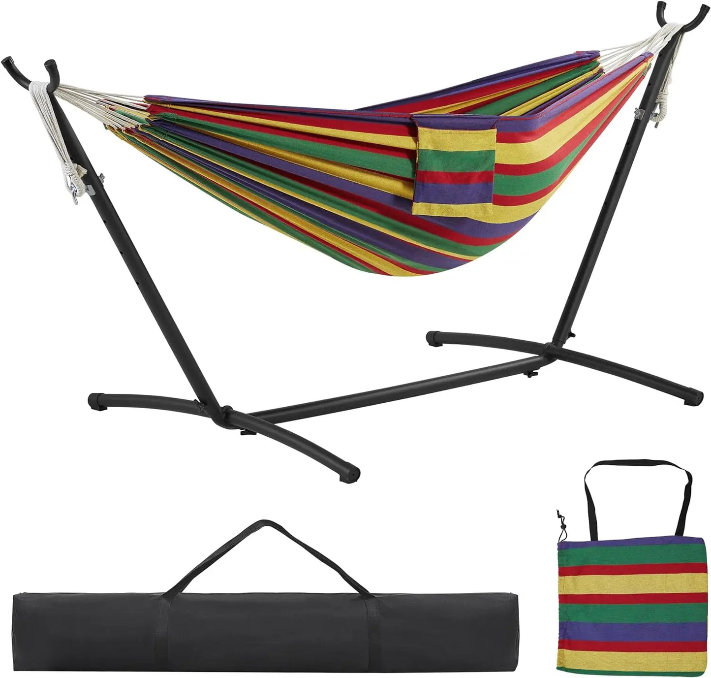 ⭐ NomadHammock 2P – Portable Double Hammock with Stand & Carry Bag ⭐